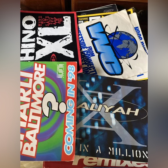 Vintage Hip Hop Sticker Pack Used 
Charli baltimore aaliyah wc and the maad - Picture 2 of 2